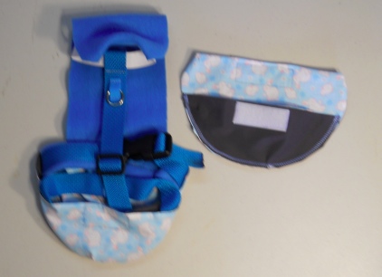 Duck Diaper Holder Harness Blue Bunny Easter 2