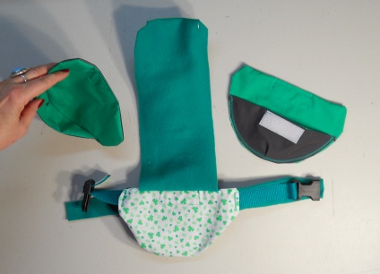 Lucky Clover St Pat's Duck Diaper Holder Harness