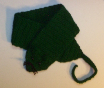 Dec 2011 Forest Green Rattie Scarf